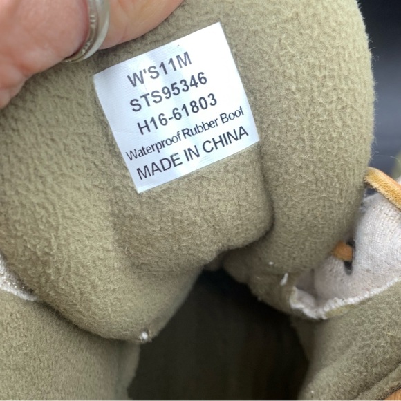 Sperry Waterproof Saltwater Duck Boots Size 11 - Picture 7 of 9